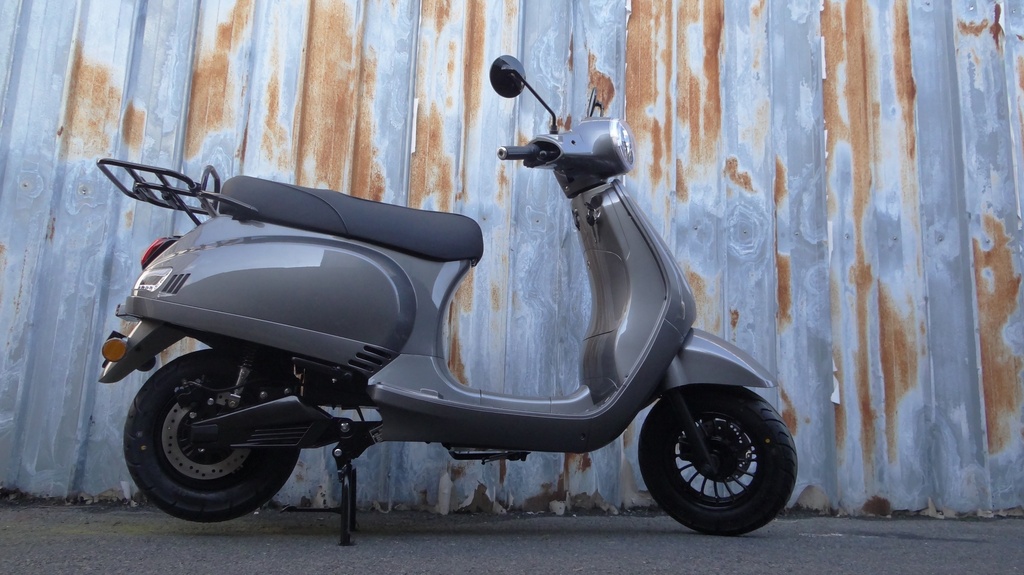 E-line Elektrische Retro Scooter Gray