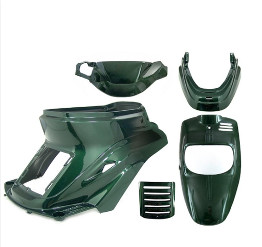 TNT Complete Fairing Kit MBK Booster / Yamaha BW's 1999–2003 – Spirit Green Jag