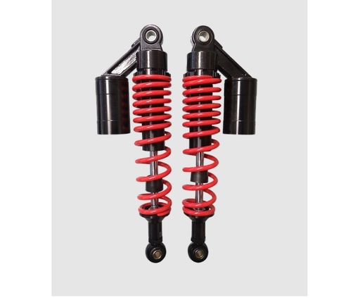 [WB-01182] Gas Pressure Suspension 330mm - Red/Black - Dax/Monkey/Gorilla