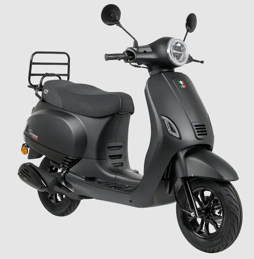 GTS Retro scooter Toscana Dynamic mat carbon zwart