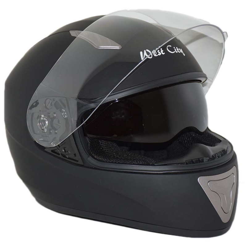 Integraal Helm - West City - Mat Zwart - Met Zonnevizier | westbikes.be