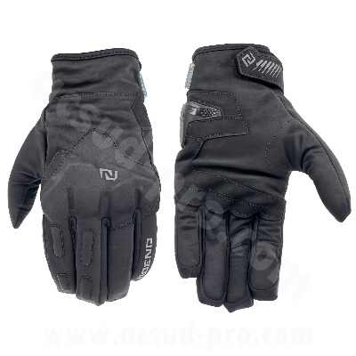 NOEND Mistral WP Black Waterproof Motorcycle Gloves