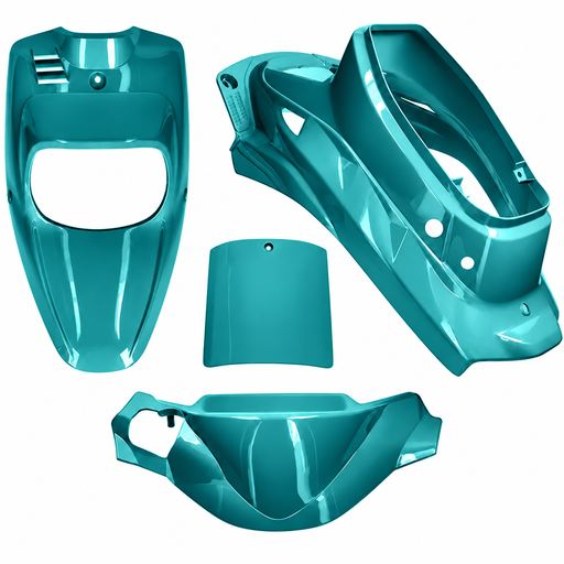 Kappenset Yamaha BW's / MBK Booster 1999-2003 – Metallic Turquoise – 4-delig