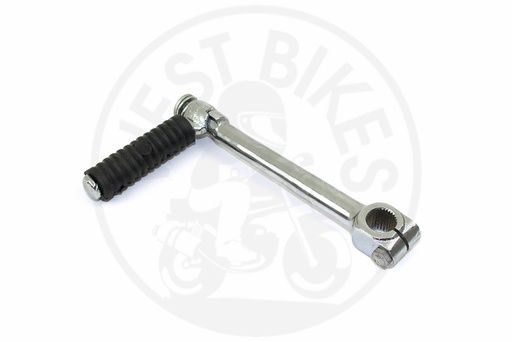 Kickstartpedaal 90° Zwart Of Chrome (Dikke As)