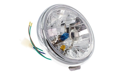 [BS0552 WB-00093] Multi Reflector Headlight - Clear - Dax
