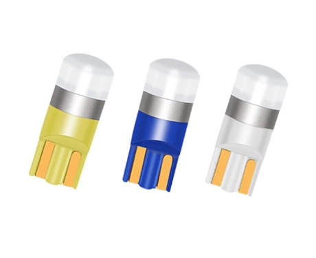 Feux de position LED 12v T10 (plusieurs couleurs)