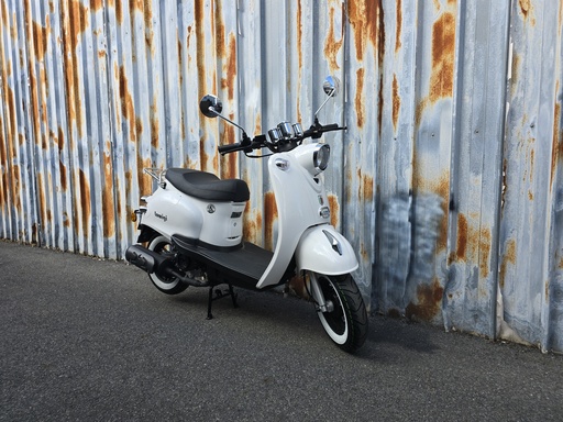 Lowigi Retro Scooter Parelmoer Wit