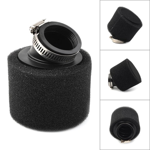[534] LUCHTFILTER SCHUIM ZWART Ø45MM