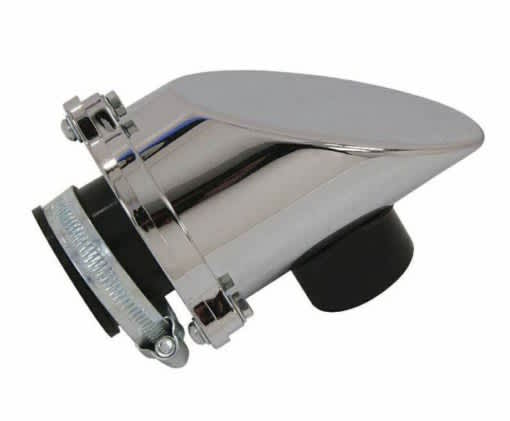 [BS1139] Standaard Luchtfilter Waterdicht Chrome Ø35mm - Dax / Monkey / Gorilla